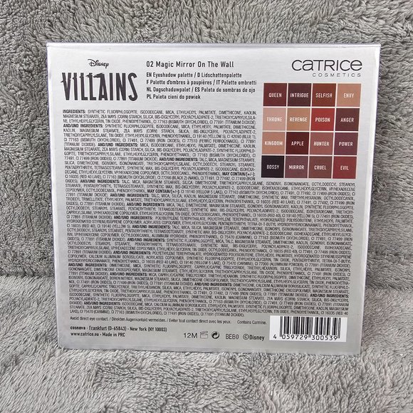 Disney Villains x Catrice Cosmetics Evil Queen 16 Eyeshadow Palette Snow White - Picture 2 of 14